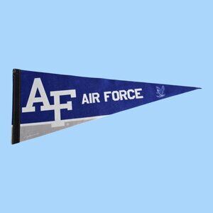 Wincraft Air Force Blue and White Felt Pennant